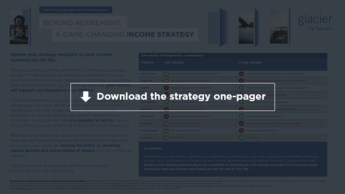 Download the income strategy one-pager